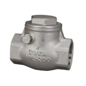 東洋バルヴ (TOYO) スイングチャッキバルブ (逆止弁 チェッキバルブ) UNS-N-25A (1B) SCS13A (SUS304相当) ステンレス製 ねじ込み形 クラス10K